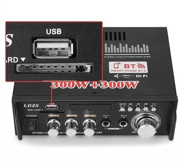 УСИЛИТЕЛЬ HIFI СТЕРЕО УСИЛИТЕЛЬ BLUETOOTH РАДИО ЦИФРОВОЙ УСИЛИТЕЛЬ МОЩНОСТИ