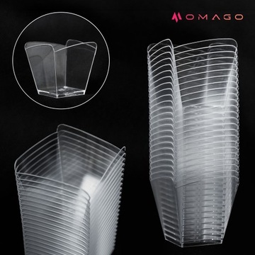 Десертные стаканчики и многоразовые контейнеры для десертов.