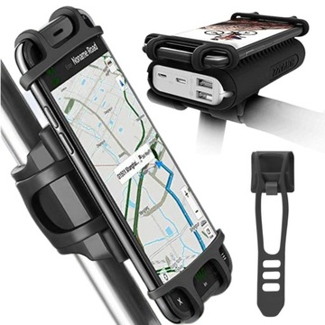 UCHWYT NA ROWER ROWEROWY NA TELEFON POWERBANK 6