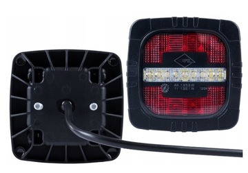 LAMPA ZESPOLONA LED 12V/24V TYLNA LAWETA PRZYCZEPA
