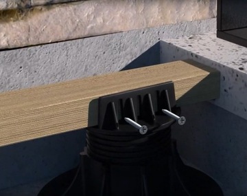 Wspornik Regulowany pod Legary - Taras - 27-35mm