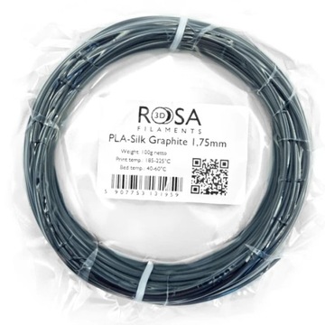 PLA-Silk 1,75mm Graphite 100g