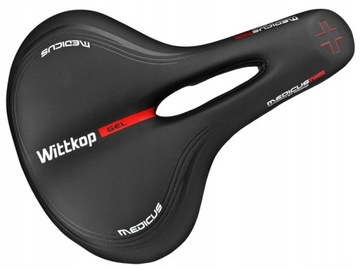 Гелевое велосипедное седло MTB треккинг City Wittkop Medicus Twin 2.0