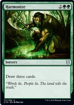 MTG Harmonize uncommon C19