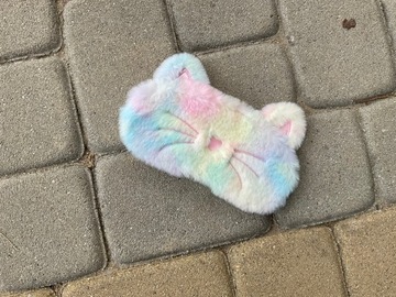 МАСКА ДЛЯ СНА EYEPADAD РЕЛАКСАЦИЯ СНА КОШКА РАДУГА КОШКА ПЛЮШ РАДУГА