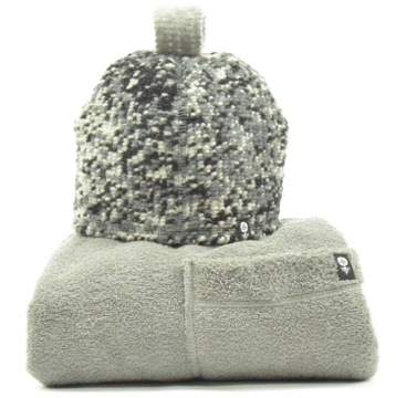 ZESTAW męski do sauny - Ręcznik / kilt, czapka