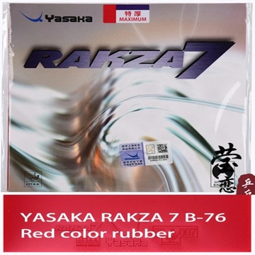 original yasaka RAKZA 7 soft (B-77) and RAKZA 7(B-76) table tennis rubber m