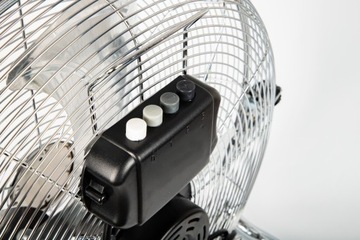 MOCNY WENTYLATOR PODŁOGOWY CYRKULATOR DUŻY STALOWY REGULACJA 3 TRYBY CICHY