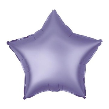 Balon foliowy gwiazda matowa fioletowa 18