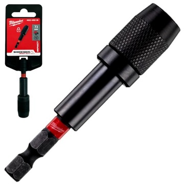 UCHWYT MAGNETYCZNY DO BITÓW 73MM Z SAMOZACISKIEM PRZEDŁUŻKA BIT ADAPTER