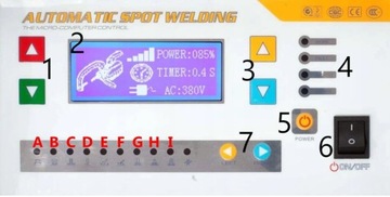 МАШИНА ДЛЯ СВАРКИ ЛИСТА SPOTER SPOTER 7000A 7500 400V