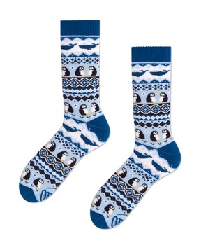 Zimowe Skarpety MANYMORNINGS Ice Pinguin 35-38