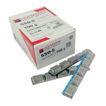 Ciężarek klejony ołowiany ciężarowy Hofmann typ 550 (Pb) 5g 5x20g -