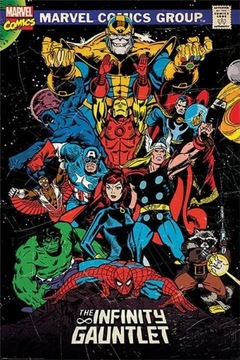 MARVEL COMICS THE INFINITY GAUNTLET plakat 61x91cm