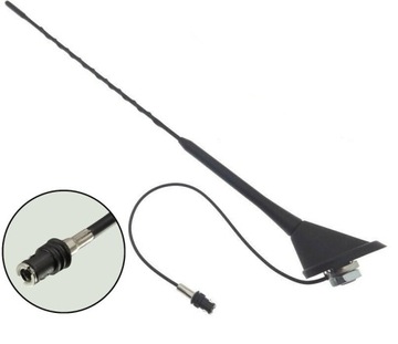 Antena Aktywna samochodowa maszt 40cm Audi A3 8P A4 B5 A6 C4 8L SANAP ROCA