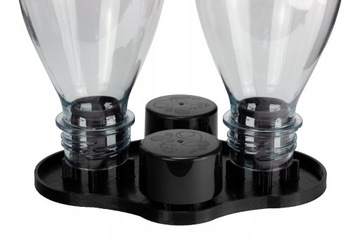 КАПЕЛЬНИЦА ДЛЯ ДВУХ БУТЫЛОК ДЛЯ САТУРАТОРА ПОДСТАВКА ДЛЯ САТУРАТОРА С РУЧКОЙ STRAEM