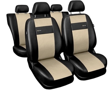 Pokrowce czarne na fotele siedzenia samochodowe DAIHATSU MOVE I II III IV V