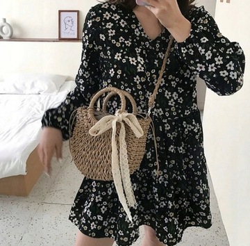 СУМКА BOHO HOLIDAY BEACH ИЗ СОЛОМЫ ИЗ РОТАНГА