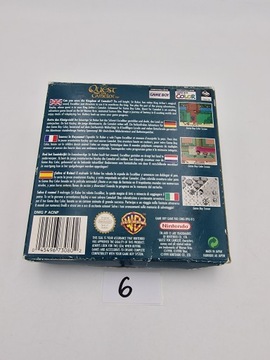 GAME BOY COLOR QUEST FOR CAMELOT ORIGINAL
