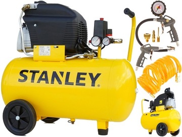 STANLEY sprężarka KOMPRESOR OLEJOWY 50L zestaw