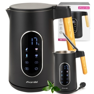 Rychlovarná Konvice 1,7 L Regulace Teploty Dotykový Panel 2200 W Kamille