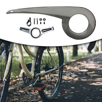 Osłona łańcucha rowerowego Shell Argent + kla
