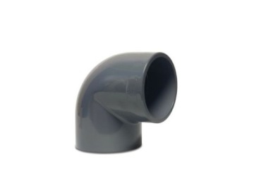 Kolano 90 stopni PVC-U, 2xKW, 63x63 mm, 16 Bar