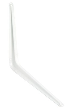 KĄTOWNIK WSPORNIK STALOWY DO PÓŁEK BIAŁY 300x250