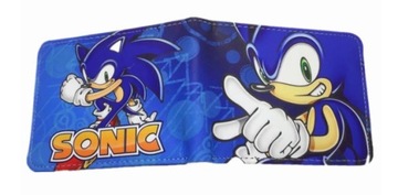 PORTFEL SZKOLNY SONIC, 5 PRZEGRÓDEK + NA DROBNE