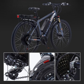 Электрический велосипед 29 дюймов, 13 Ач, горный велосипед, 1000 Вт, 50 км.