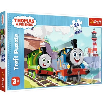 PUZZLE MAXI 24 DUŻE TOMEK I PRZYJACIELE TREFL