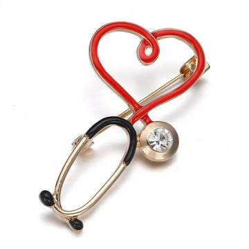 Булавка-булавка Брошь Стетоскоп Доктор медицины