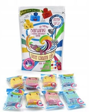 BARWNIKI DO KĄPIELI DLA DZIECI ZESTAW 9 SZTUK