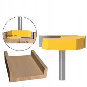 Фреза для строгания древесины 8x57 мм.