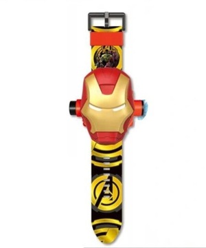 ZEGAREK LED 3D RZUTNIK PROJEKTOR IRON MAN AVENGERS