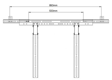 ADAPTER DO UCHWYTU DO GŁOŚNIKA typu SOUNDBAR G-03