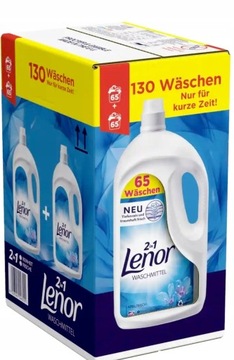 LENOR żel płyn do prania UNIVERSAL białe 130 prań 7,15L DE
