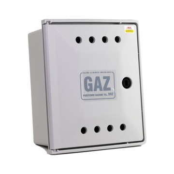 Szafka Skrzynka gazowa zawór 250x300x150 szara