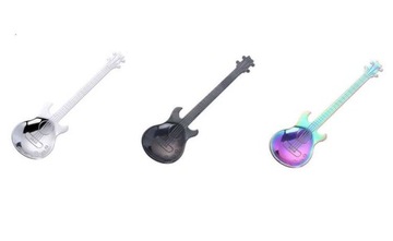 MUZYCZNE ŁYŻECZKI GITARY 3 SZT ŁYŻKI GITARZYSTY