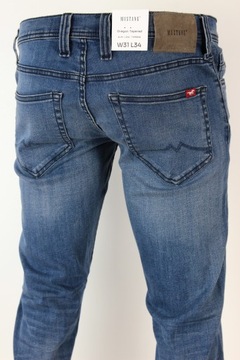 MUSTANG OREGON TAPERED SLIM SPODNIE JEANS _ W32 L34