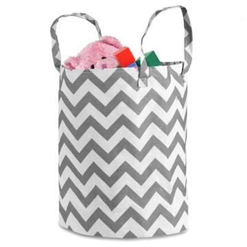 Корзина для хранения игрушек Нукидо - серая