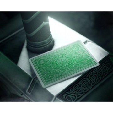 Игральные карты Theory11 Avengers Infinity Saga Green Edition