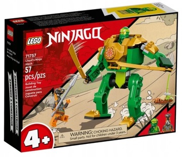 LEGO NINJAGO 71757 ЗЕЛЕНЫЙ МЕХ НИНДЗЯ ЛЛОЙДА 4+