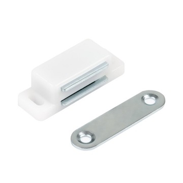 ZAMEK MAGNETYCZNY ZATRZASK MEBLOWY MAGNES- BIAŁY