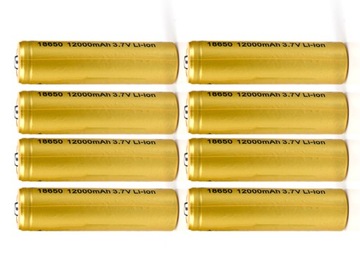 8 Akumulatorów 18650 litowo-jonowy 3.8V zamiennik