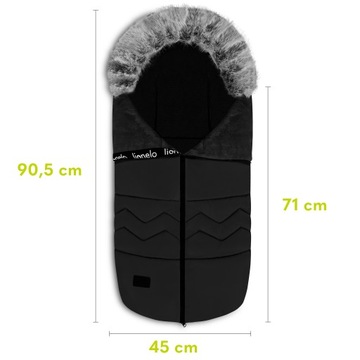 Спальный мешок для коляски + утепленные перчатки LIONELO WINTER SET