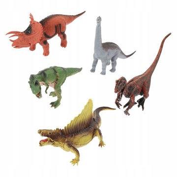 5pcs symulowane modele dinozaurów zabawki