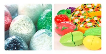 10 шт./компл. детская имитация кухонной игрушки классическая нарезка фруктов и овощей