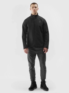 KURTKA PRZEJŚCIOWA MĘSKA 4F SOFTSHELL MEMBRANA SPORTOWY NA ZAMEK AW23M209