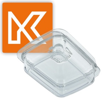 СТЕКЛЯННАЯ МАСЛЕНКА С КОНТЕЙНЕРОМ С КРЫШКОЙ